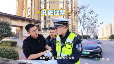 文明宜都，从礼让开始！车让人，人快走，让出文明与安全