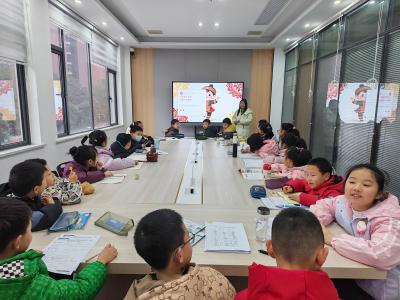 双语非遗课，名都社区娃的寒假新体验