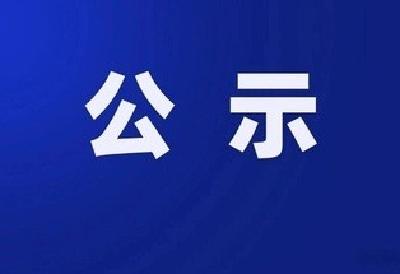 询价结果公示