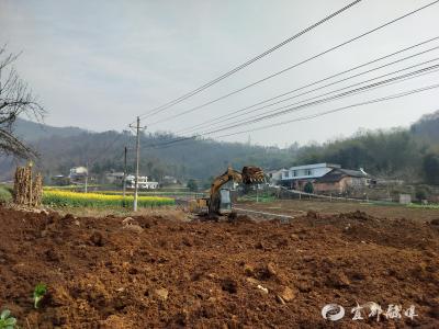 老屋棚村高标准农田建设项目按下“加速键”