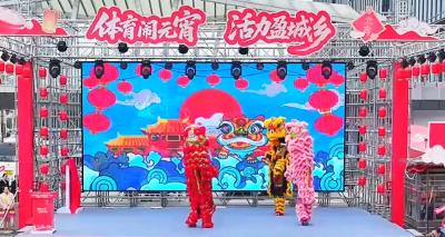 3月3日，2026湖北省“体育闹元宵”分会场(宜都市)主题活动举行