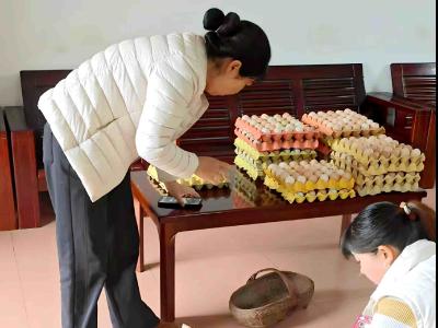 村书记牵线，1000枚土鸡蛋“变现”