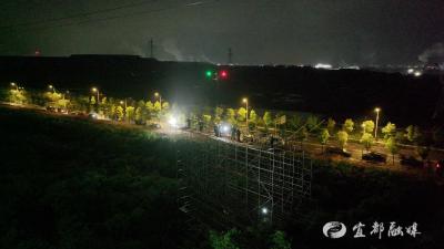 宜都供电公司抢抓夜间窗口期完成跨焦柳铁路封网作业