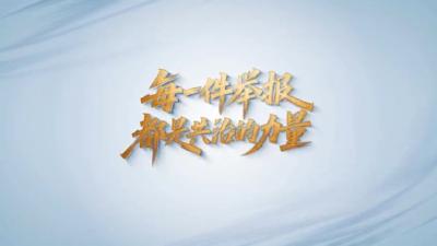 每次举报，皆为侠义