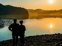 深秋走进福宝山 陪你一起看夕阳