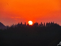 深秋走进福宝山 陪你一起看夕阳 