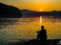 深秋走进福宝山 陪你一起看夕阳