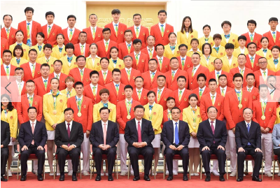 习近平会见第31届奥运会中国体育代表团