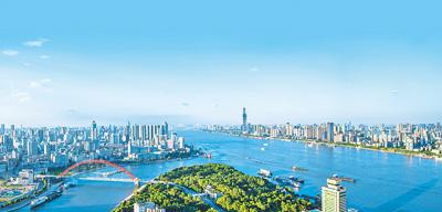 舒卷绿色文明图画（砥砺奋进的五年）