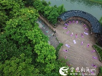贡水河畔瑜伽秀