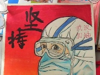 【宣恩战“疫”学生绘画】众志成城抗疫情，我们能赢！ 