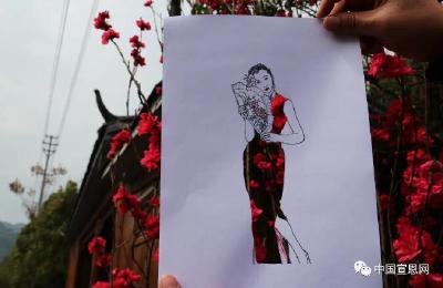 宣恩美景遇到剪纸艺术，画风突变！