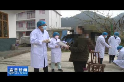 天津医疗队对康复患者进行回访