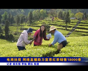 电商扶贫 网络直播助力宣恩红茶销售18000单