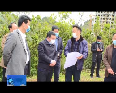 刘建平来我县调研县人民医院搬迁 生态环境综合提升项目工作