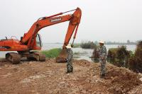 灾后重建：夏大湖南大堤水毁修复工程完工