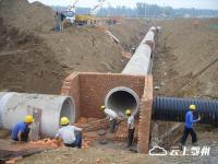 小桥都市产业园污水管网工程年底竣工  污水统一进处理厂