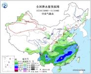 江南等有较强降雨局地暴雨 弱冷空气影响大部地区