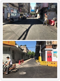 凤凰街道杨湾社区南塔路路面刷黑全部竣工