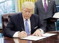 特朗普签署对俄伊朝三国制裁法案