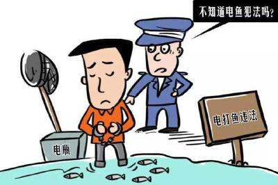 禁渔期内“电打鱼”  以身试法被刑拘 ！