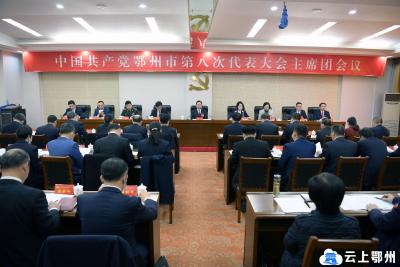 市第八次党代会主席团举行第二、三、四、五次会议