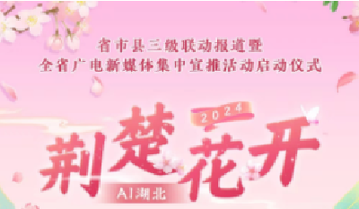 10地无人机接力起飞 全国百家主流媒体联合组团 2024“荆楚花开•AI湖北”全媒体行动焕新启动