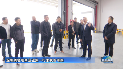 深圳跨境电商企业家一行来我市考察