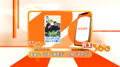 秦敏芳：说透“情理法”  巧解“千千结”