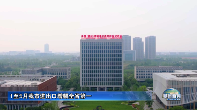1至5月我市进出口增幅全省第一