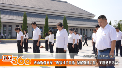 西山街道开展“赓续红色血脉  凝聚奋进力量”主题党日活动