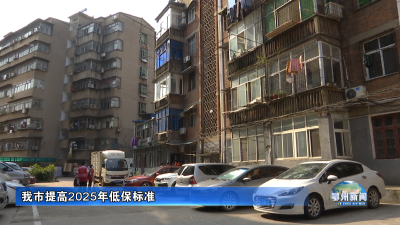 我市提高2025年低保标准