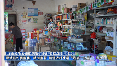 鄂城区纪委监委：精准监督  畅通农村快递“最后一公里”