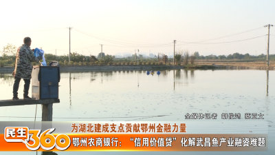鄂州农商银行：“信用价值贷”化解武昌鱼产业融资难题