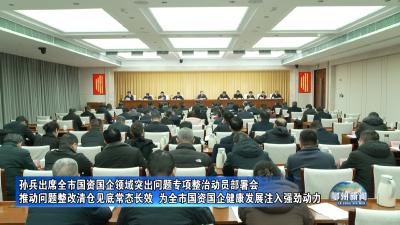 孙兵出席全市国资国企领域突出问题专项整治动员部署会