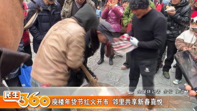 庾楼年货节红火开市  邻里共享新春喜悦