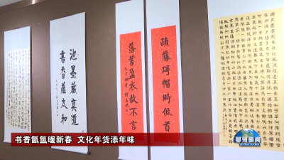书香氤氲暖新春  文化年货添年味