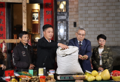 一屏通山海 云端富山乡——燕儿谷云集市点亮黄冈山货出山新春图景