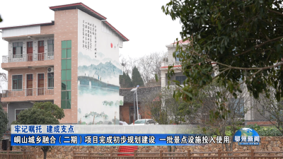 峒山城乡融合（二期）项目完成初步规划建设  一批景点设施投入使用