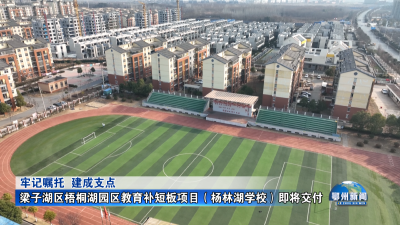 梁子湖区梧桐湖园区教育补短板项目（杨林湖学校）即将交付