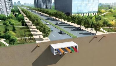 黄鄂黄快速通道鄂城段地下综合管廊工程正式开工
