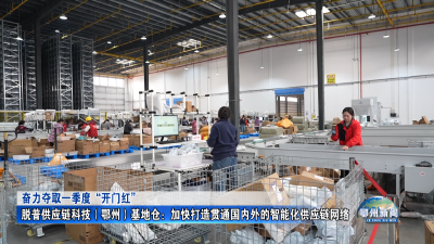 脱普供应链科技（鄂州）基地仓：加快打造贯通国内外的智能化供应链网络