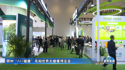 鄂州“AI+健康”亮相世界大健康博览会