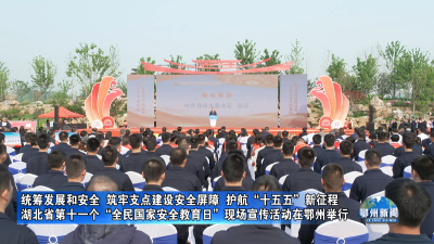湖北省第十一个“全民国家安全教育日”现场宣传活动在鄂州举行.mp4