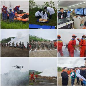 以练为战 筑牢防线——梁子湖区 2026 年军地协同应消一体综合演练圆满举行