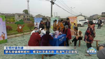 碧石渡镇樟树岭村：根深叶茂承古韵  风清气正启新程