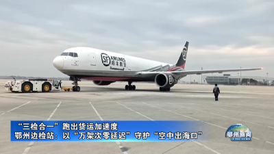 鄂州边检站：以“万架次零延迟”守护“空中出海口”