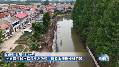 长港河流域水环境生态治理：擘画水清岸绿新图景