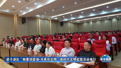 梁子湖区“翰墨润梁湖•书香传文明”新时代文明实践活动举行