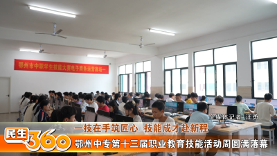 鄂州中专第十三届职业教育技能活动周圆满落幕